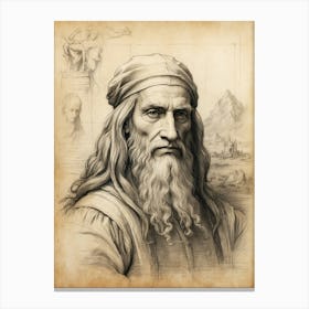 Leonardo Da Vinci Canvas Print