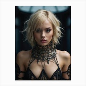 Blonde Eyecatcher Canvas Print