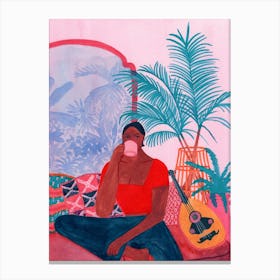 Pink Morocco Canvas Print