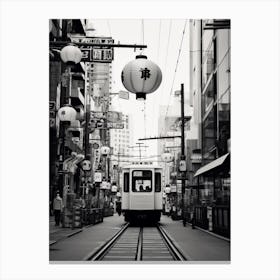 Osaka, Japan, Black And White Old Photo 3 Canvas Print