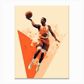 Basketball Player 5 print Canvas Print