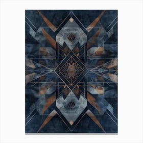 Abstract Geometric Painting Canvas Print