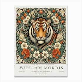 William Morris inspired tiger print Lienzos