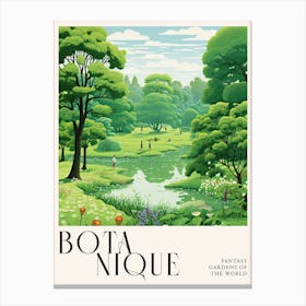 Botanique Fantasy Gardens Of The World 20 Canvas Print