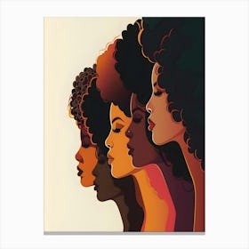 Afro-American Women Canvas Print