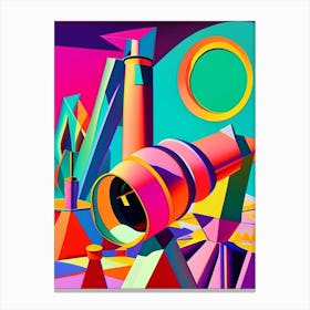 Telescope Array Abstract Modern Pop Space Canvas Print