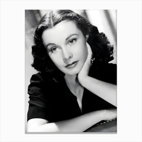 English Actress Vivien Leigh Circa 1945 Canvas Print