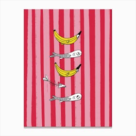 Fish Fish Banana Fish Canvas Print