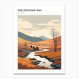 The Speyside Way Scotland 1 Hiking Trail Landscape Poster Canvas Print