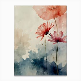 Watercolor Flowers 46 Canvas Print