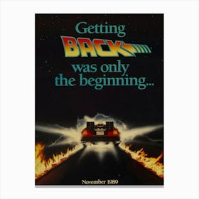 Back To The Future Movies 1 Canvas Print