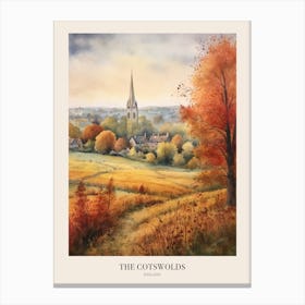 The Cotswolds England 1 Uk Trail Poster Canvas Print