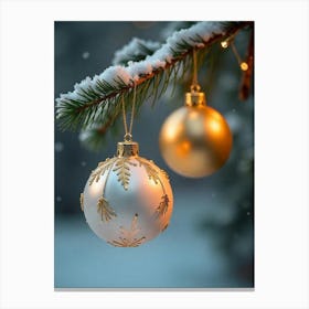 Christmas Ornaments 7 Canvas Print