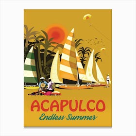 Acapulco, Endless Summer Canvas Print