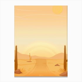 Desert Landscape 20 Canvas Print