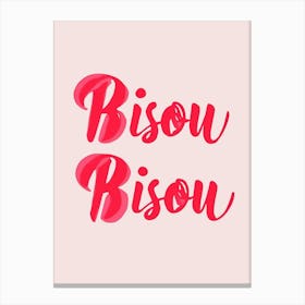 Bisou Bisou 1 Canvas Print