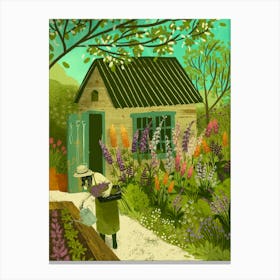 Cottage Garden Canvas Print