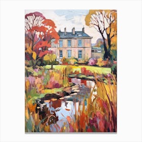 Autumn Gardens Painting Mount Stewart House And Gardens United Kingdom 1 Canvas Print