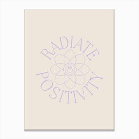 Radiate Positivity Canvas Print