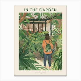 In The Garden Poster Ryoan Ji Garden Japan 10 Canvas Print