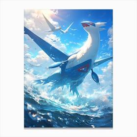 Latios Pokemon Anime Manga Japan Poster Canvas Print