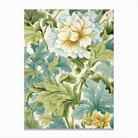 Floral Wallpaper 307 Canvas Print