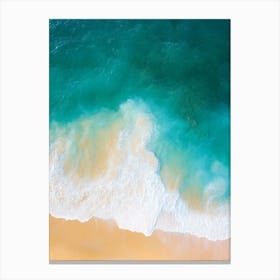 Aerial View Of A Beach 118 Canvas Print