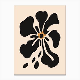 Black Flower Toile