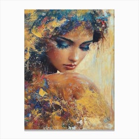 Female , Handmade Painting Canvas Print