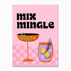 Mix And Mingle 1 Canvas Print