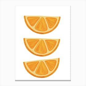 Orange Slices 2 Canvas Print