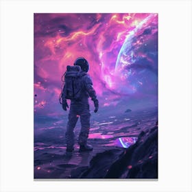 Astronaut In Space 10 Canvas Print