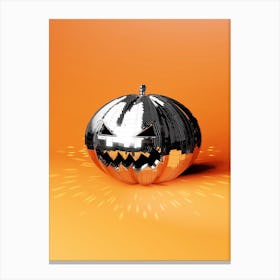 Disco Pumpkin Canvas Print