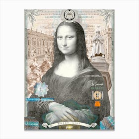 Moneylisa Canvas Print