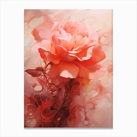 Abstract Rose Canvas Print