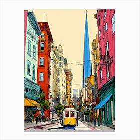 san francisco b2 Canvas Print