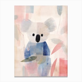 Playful Illustration Of Koala For Kids Room 3 Canvas Print