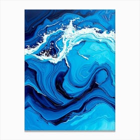 Blue Wave 1 Canvas Print