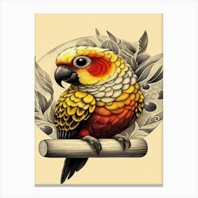 Marley Parrot Canvas Print