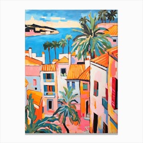 Palma De Mallorca 8 Fauvist Painting Canvas Print