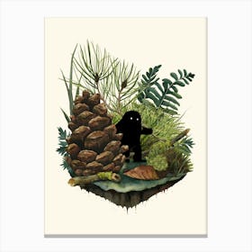 Tiny Sasquatsch (Bigfoot) Canvas Print