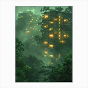 City In The Jungle Canvas Print