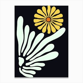 Henri Matisse Flower And A Hand Canvas Print