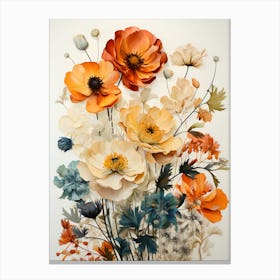 Dreamy Floral Delight Canvas Print