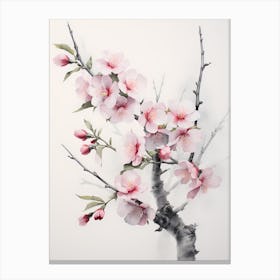 Cherry Blossom Painting 2 Canvas Print