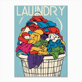 Laundry Basket 9 Canvas Print