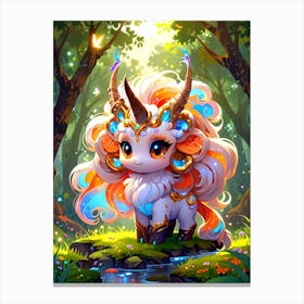 Unicorn 35 Canvas Print