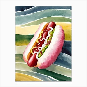 Hot Dog Canvas Print