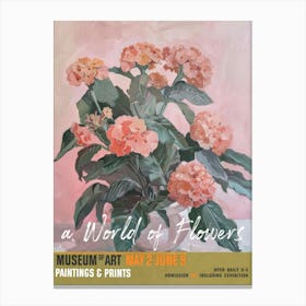 A World Of Flowers, Van Gogh Exhibition Marigold 4 Canvas Print