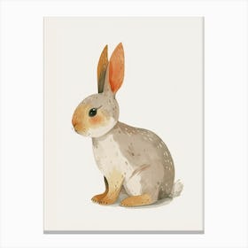 Thrianta Rabbit Kids Illustration 4 Canvas Print